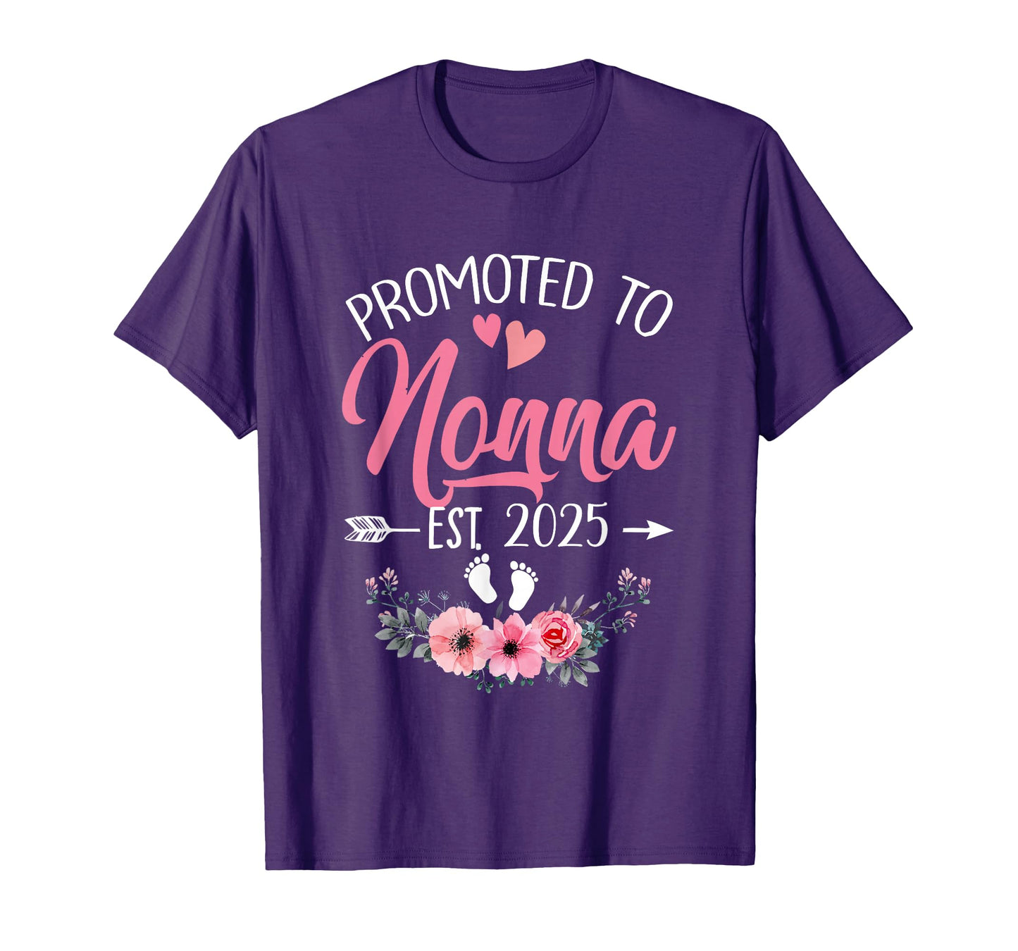 Promoted To Nonna Est 2025 Mothers Day First Time T-Shirt