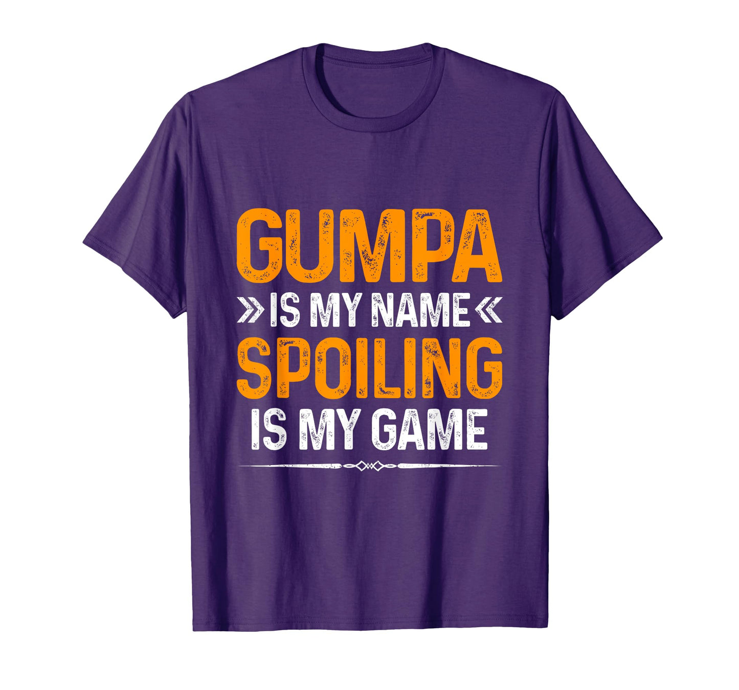 Happy Father's Day Gumpa Is My Name Spoiling Is My Game T-Shirt