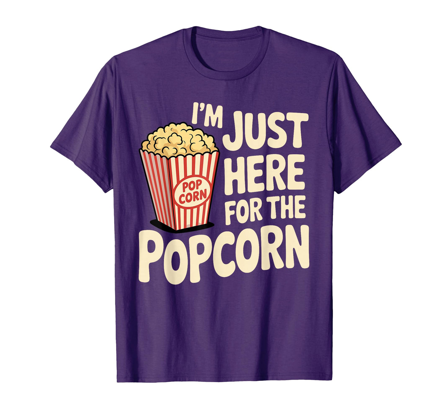 Funny Popcorn Costume for Men Women Popcorn Lover Pop Corn T-Shirt