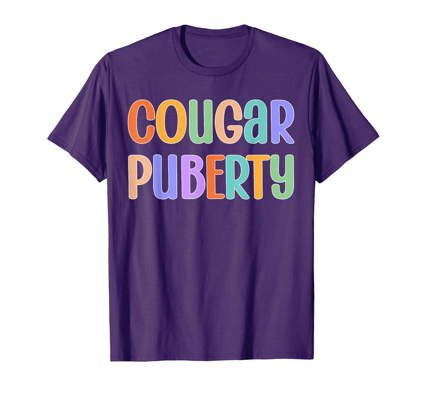 Cougar Puberty Midlife Funny Menopause Perimenopause T-Shirt