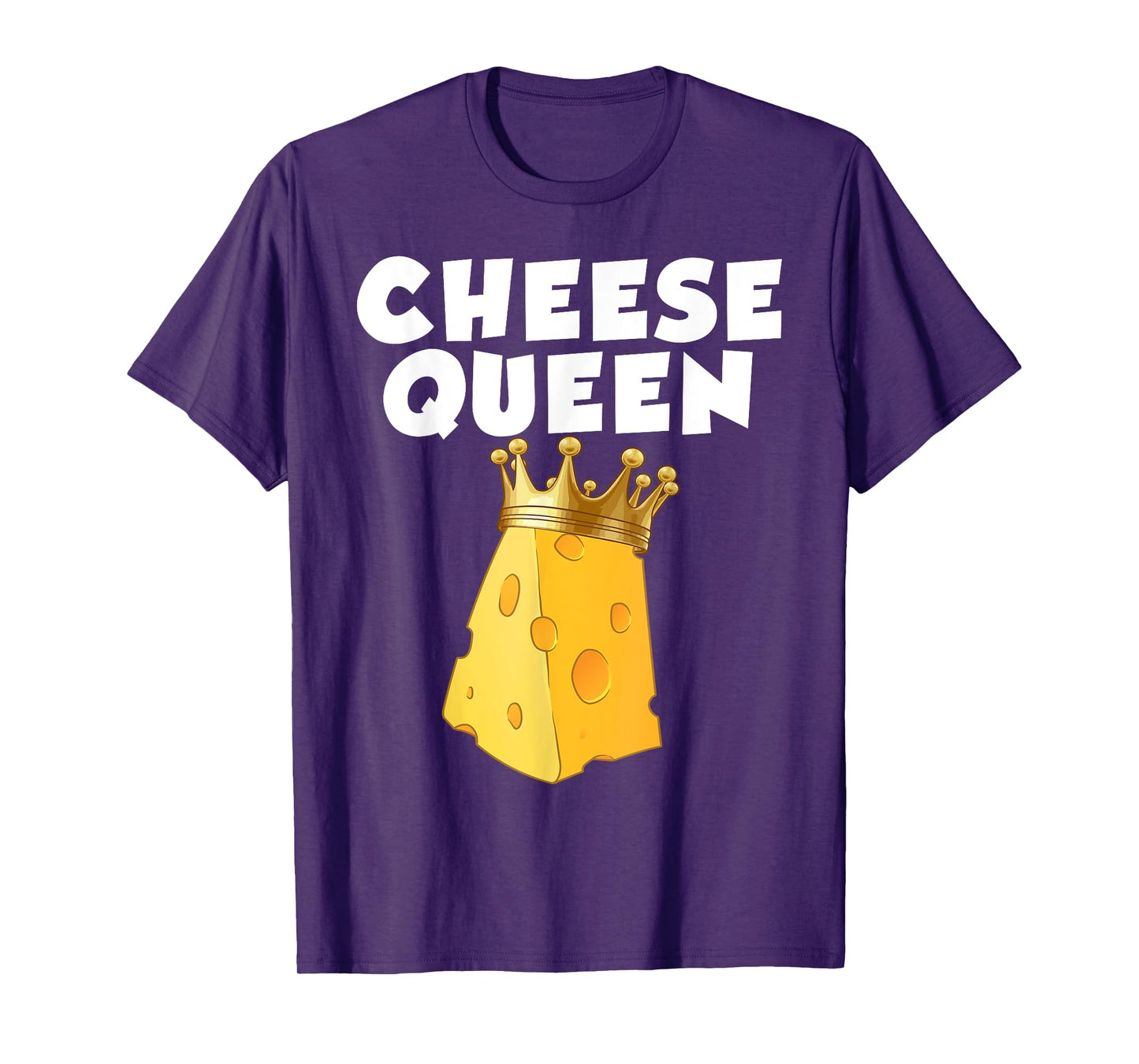 Cheese Queen Art For Women Girls Food Parmesan Cheese Lover T-Shirt