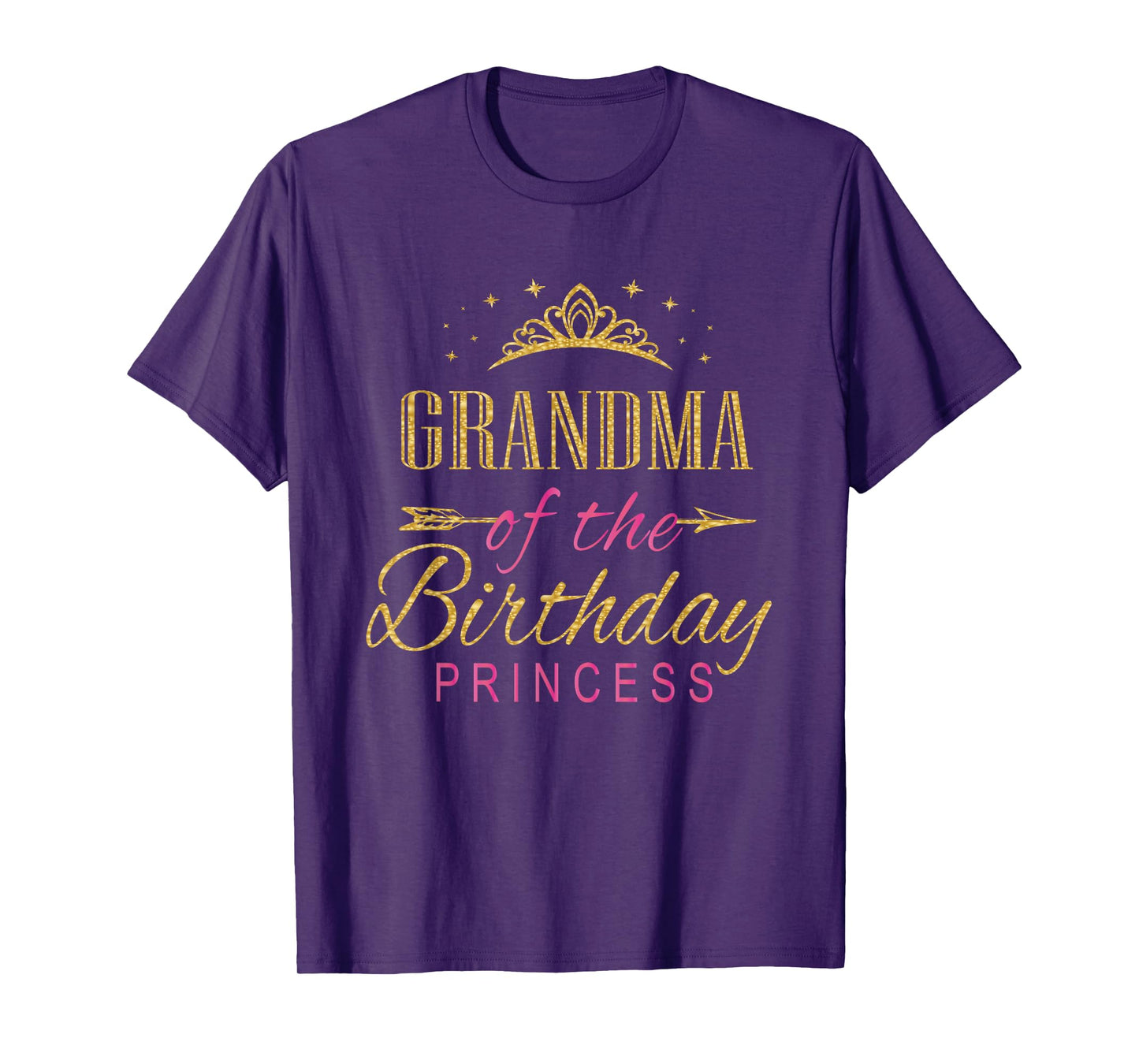 Grandma Of The Birthday Princess Girls Party T-Shirt