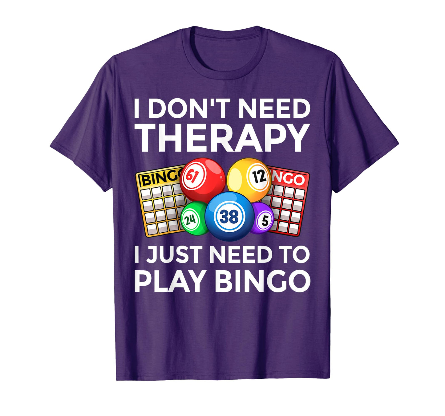 Funny Bingo Art For Men Women Casino Gambling Bingo Lovers T-Shirt