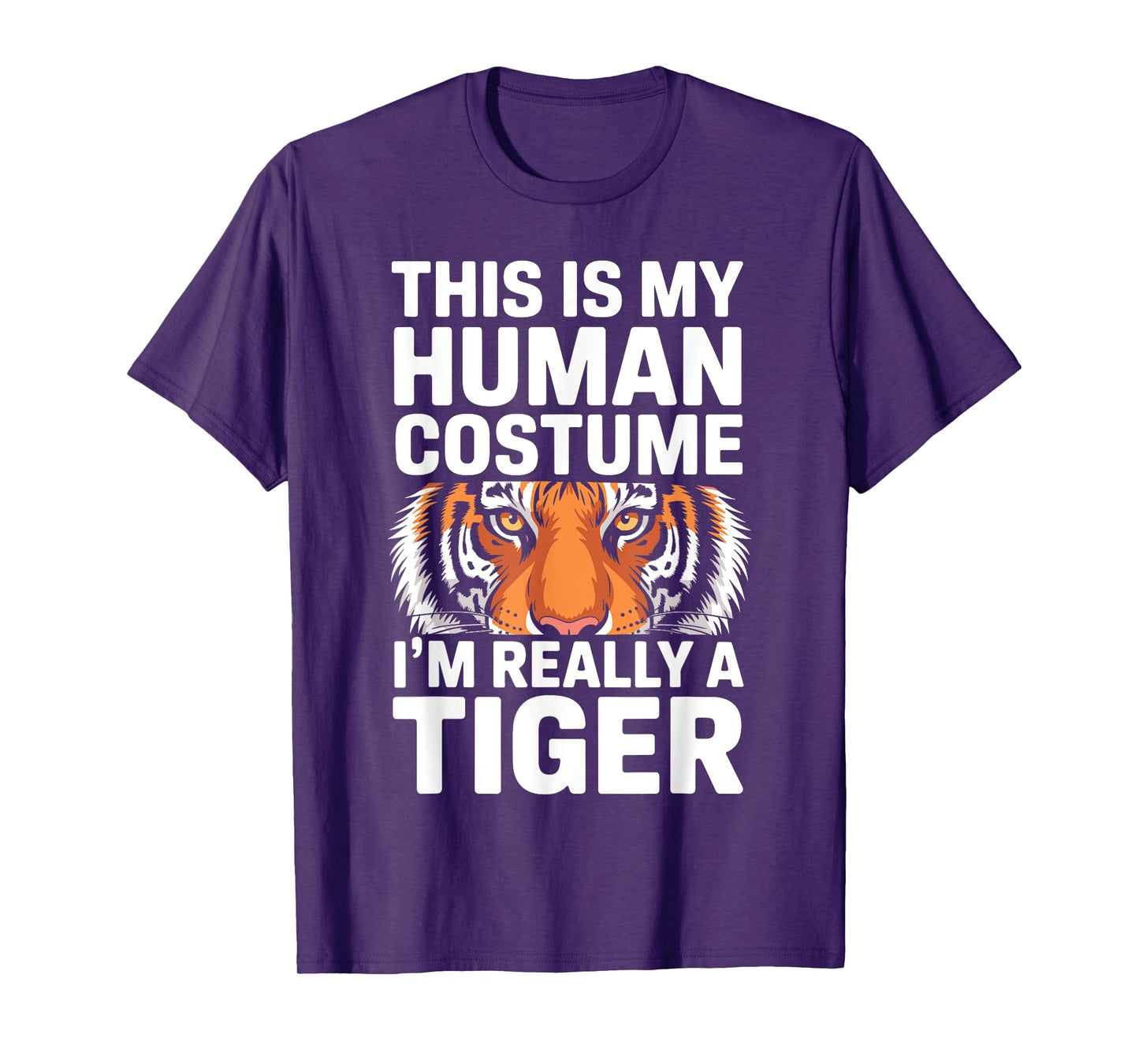 Funny Tiger Art For Men Women Kids Safari Bengal Tiger Lover T-Shirt