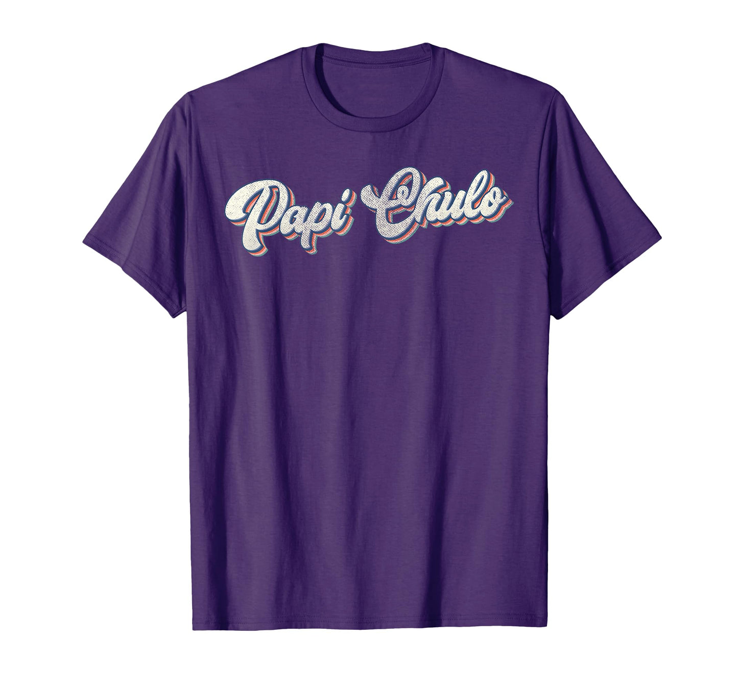 Father's Day Papi Chulo Spanish Father Grandfather Vintage T-Shirt