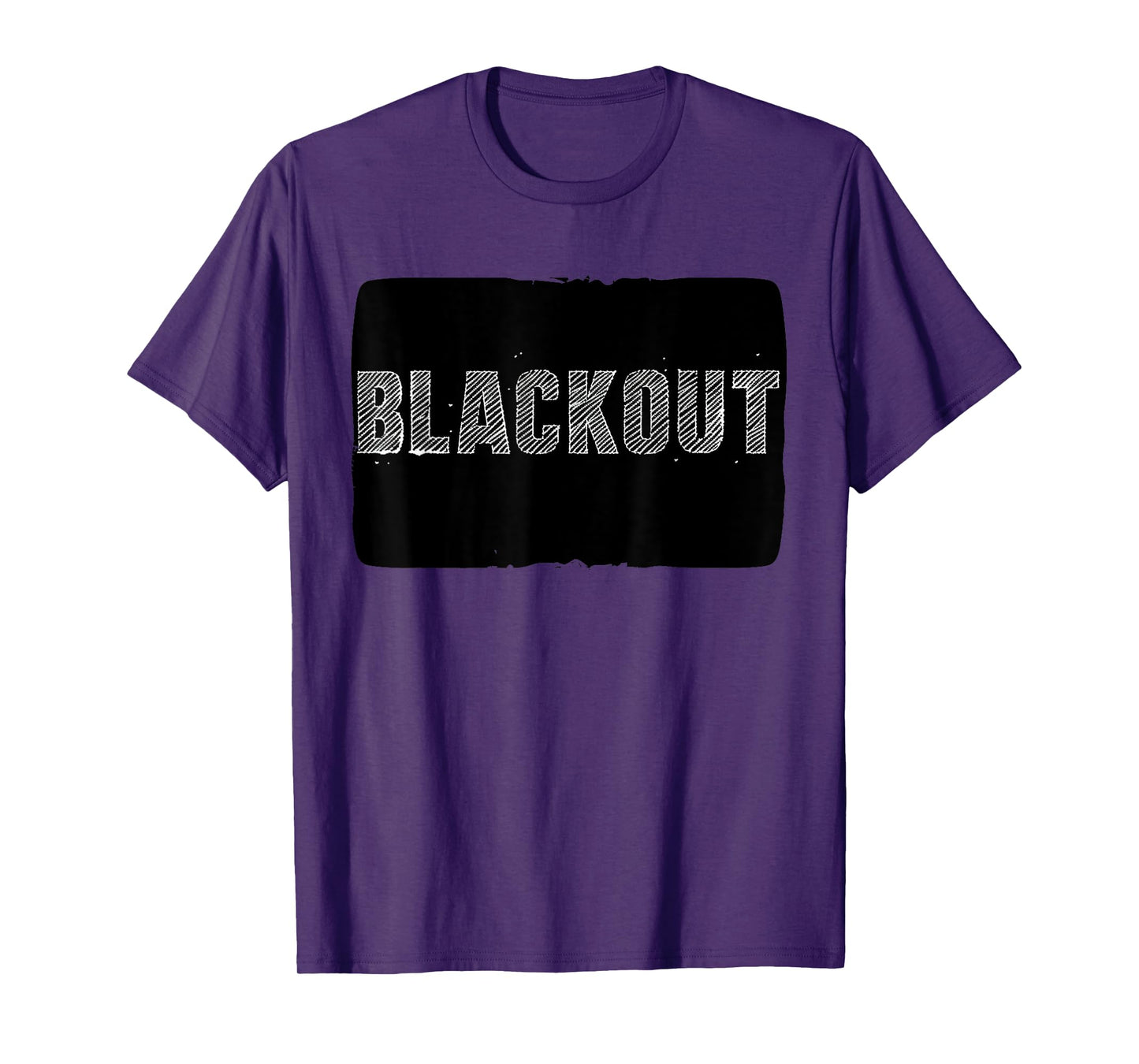 Cool Blackout Statement Costume T-Shirt