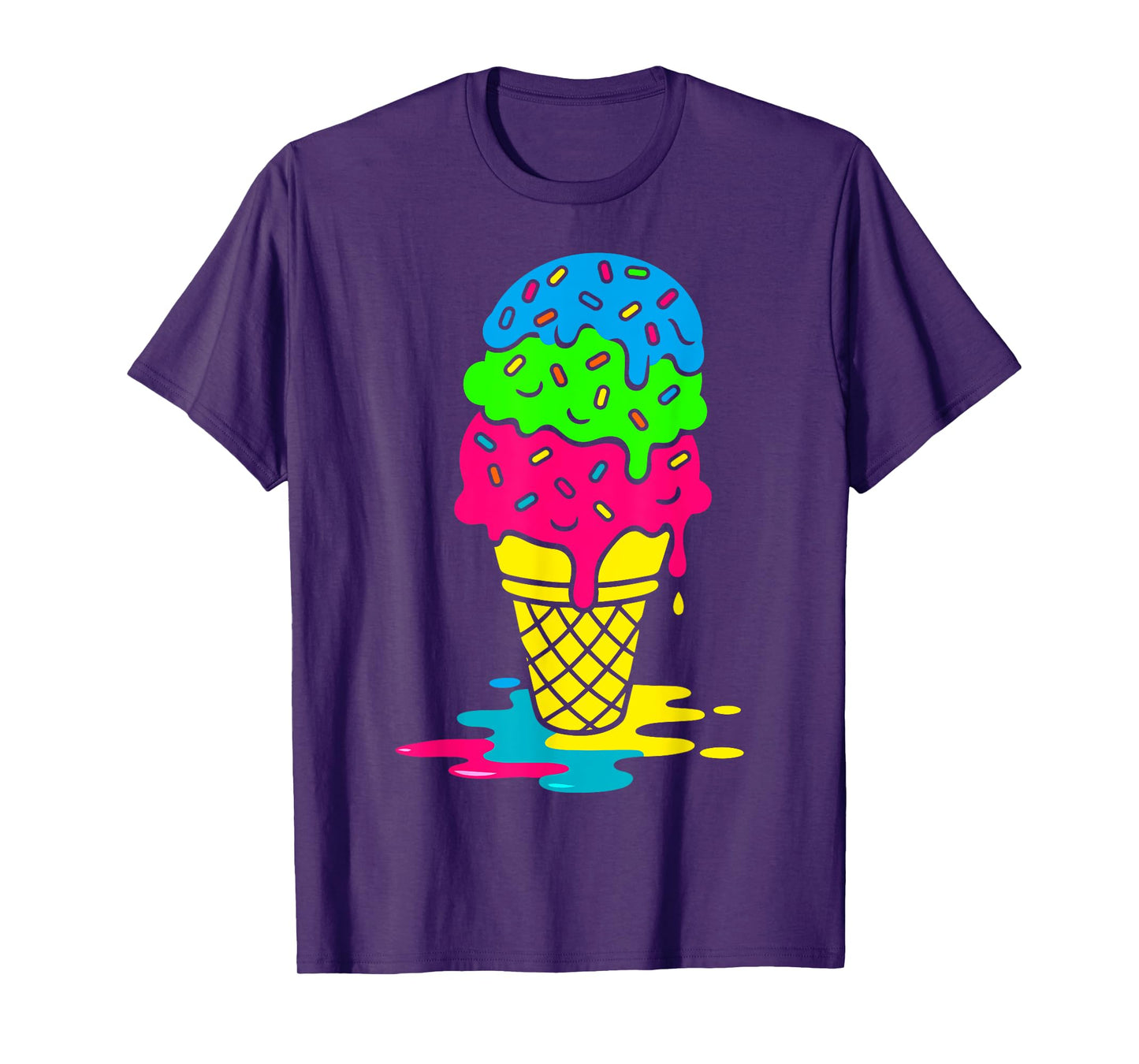 Funny Drip Bruh backto School Drip Ice+Cream for Boys Girls T-Shirt