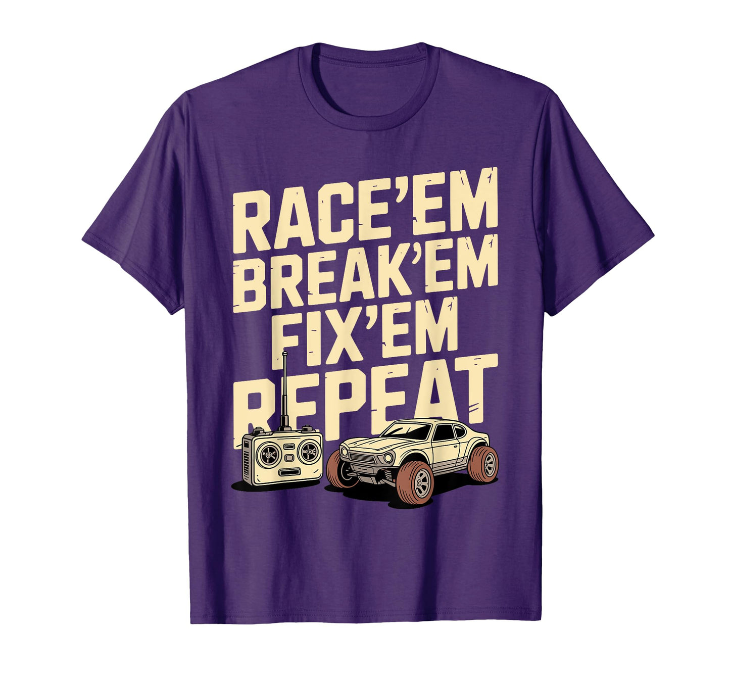 Cool RC Racing Art For Men Women Remote Control RC Car Lover T-Shirt