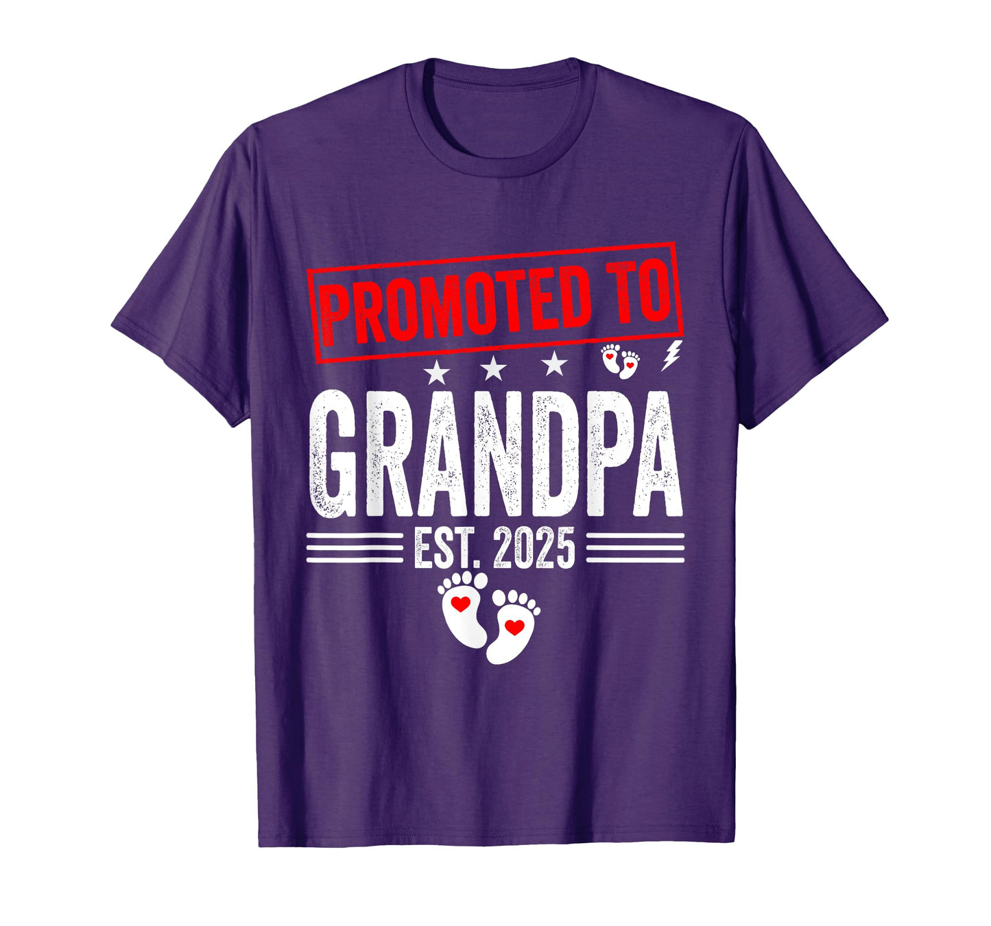 Promoted to Grandpa Est. 2025 T-Shirt