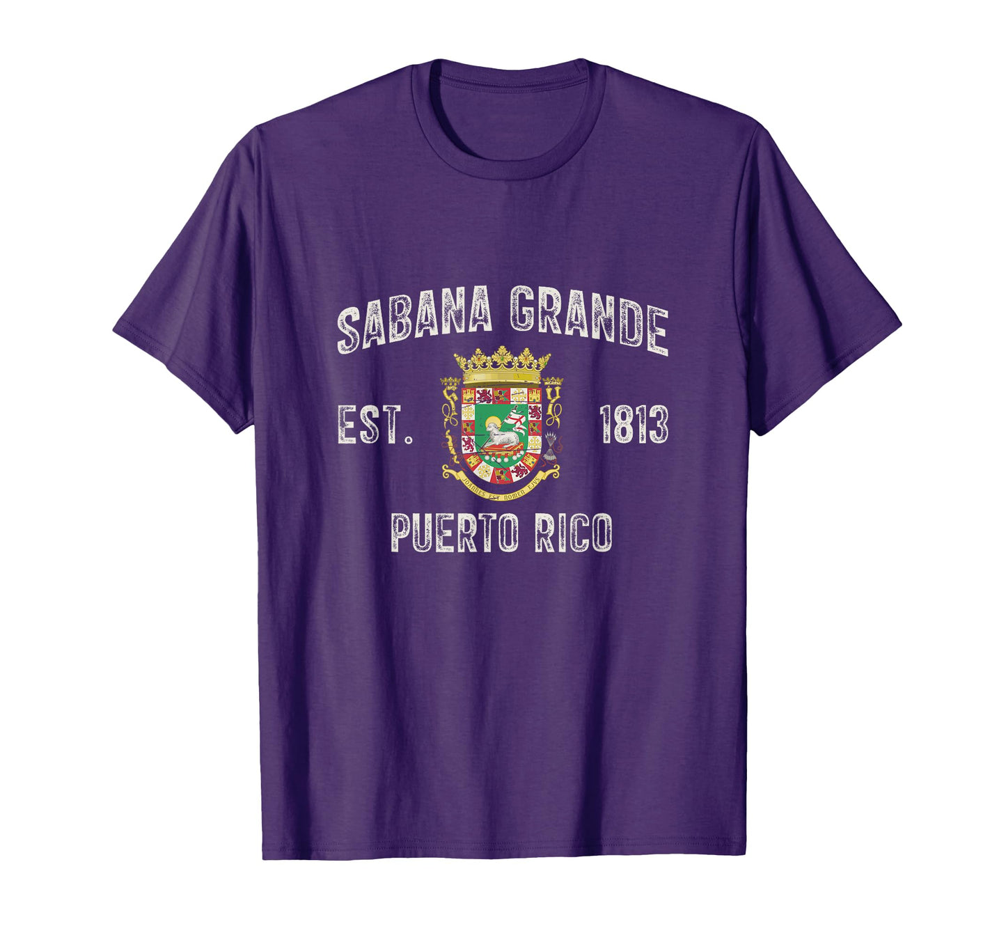 Sabana Grande In Puerto Rico Est 1813, Puerto Rico Armorial T-Shirt