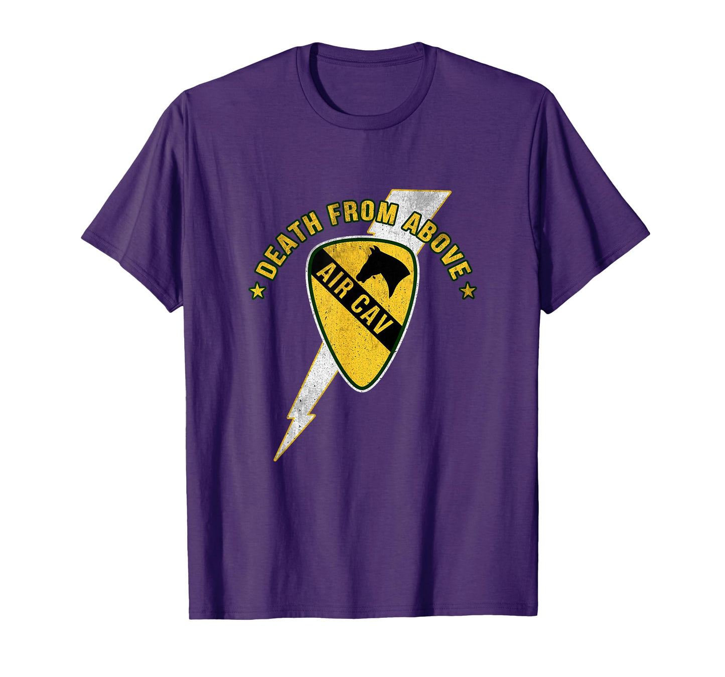 Air Cavalry Helicopter Badge 1st Cavalry Division Veteran T-Shirt