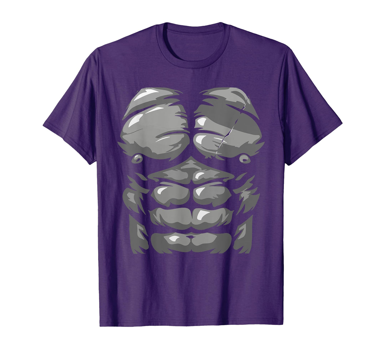 Funny Halloween Shirt Kid Adult Monkey Gorilla Chest Costume T-Shirt