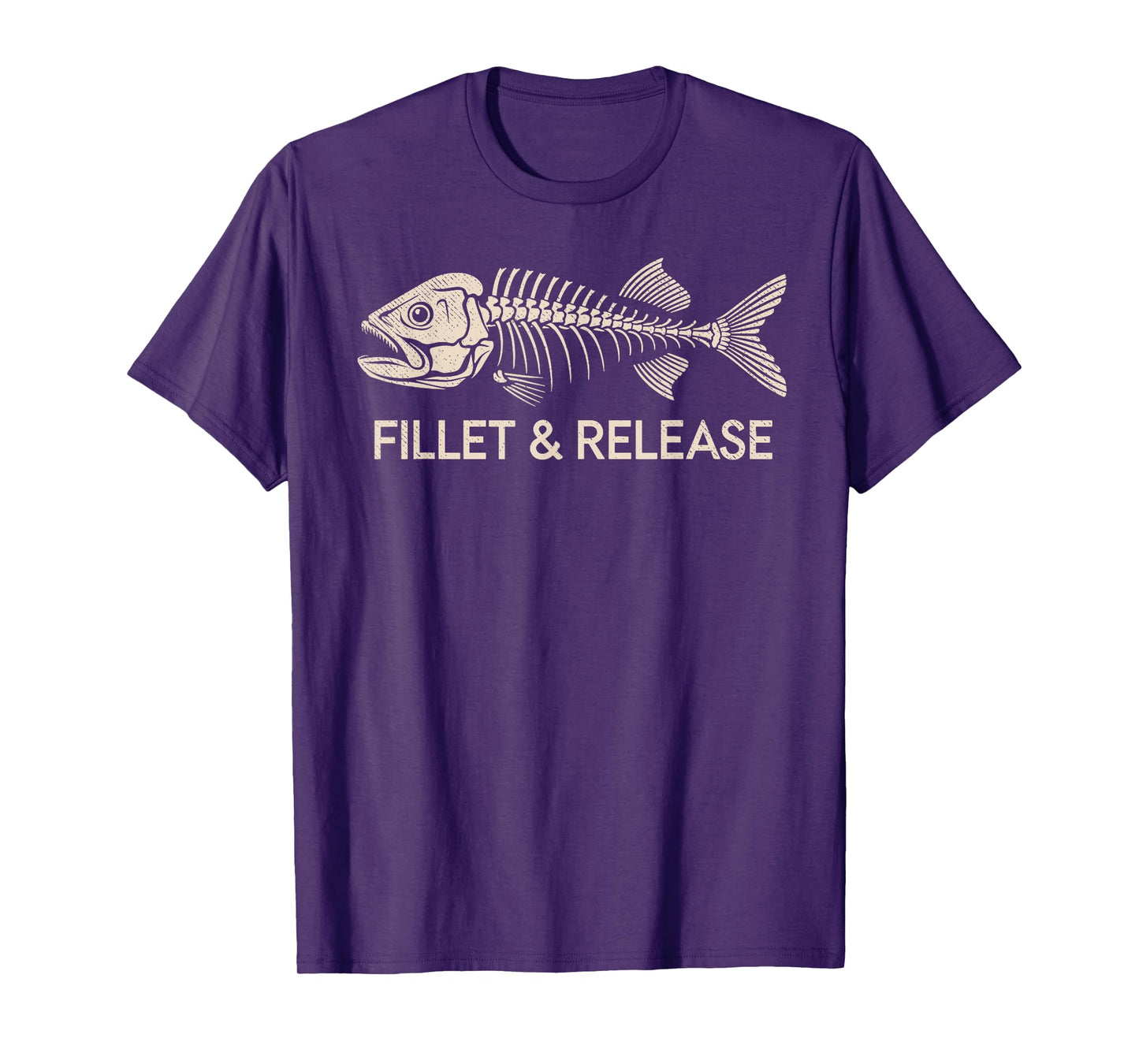 Fillet & Release Fisherman Humor Angler Joke Funny Fishing T-Shirt
