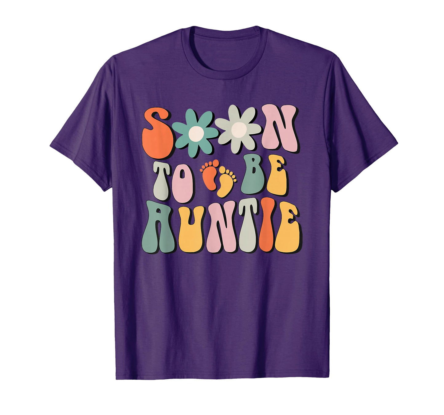 Soon To Be Auntie Gifts Pregnancy Announcement Aunt To Be T-Shirt