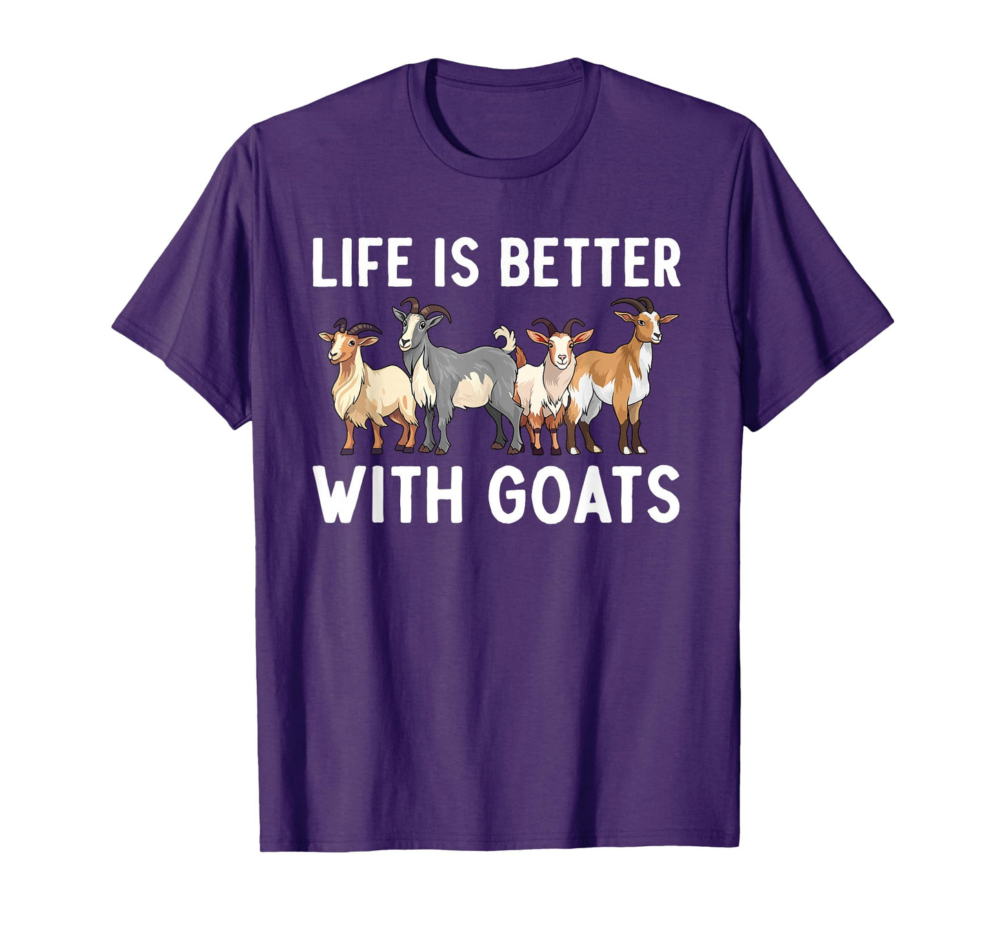 Cool Goat Design For Men Women Farm Animal Pygmy Goat Lover T-Shirt