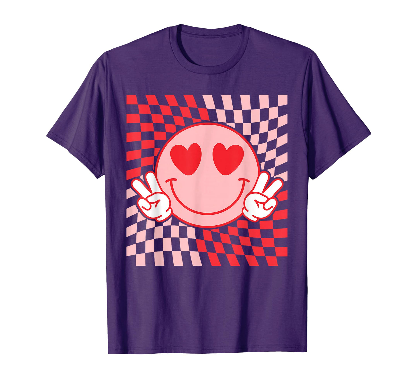 Cute Valentines Vibes Groovy Valentine Day Men Women Kid T-Shirt
