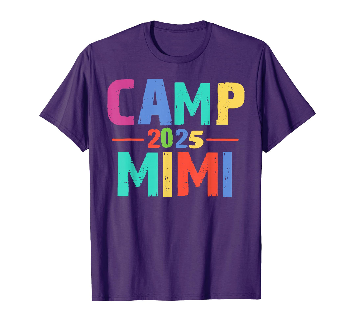 Mimi 2025 Family Vacation Matching Summer Camping Crew T-Shirt