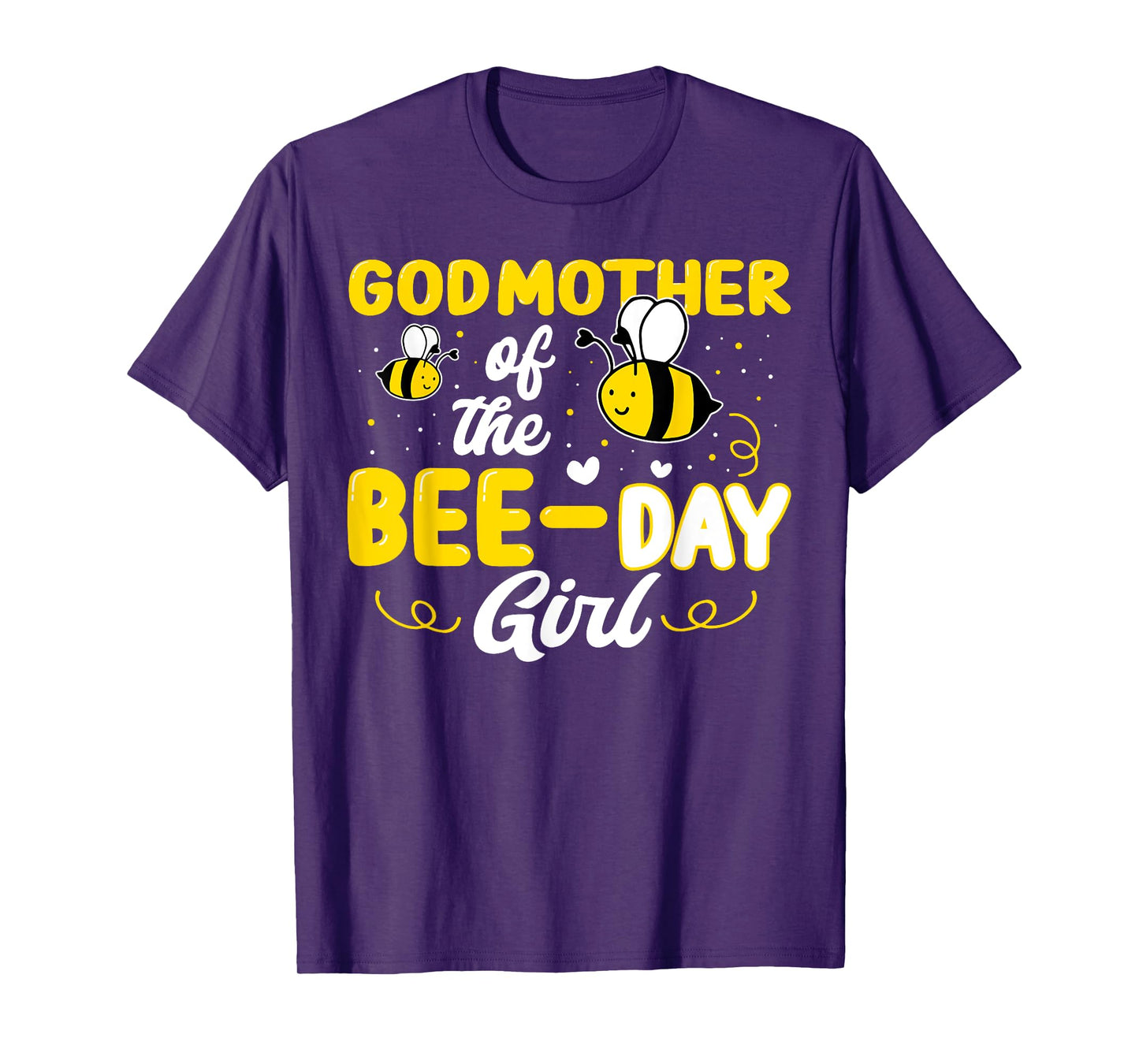 Godmother Of The Bee-Day Girl Matching Family Birthday Party T-Shirt