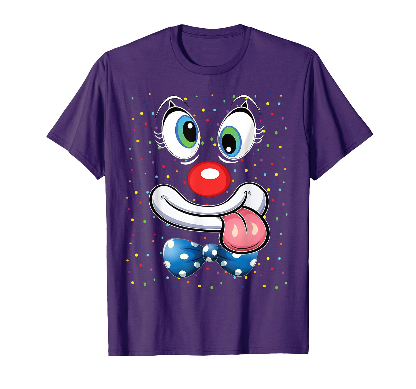 Carnival Clown Face Circus Costume Kids Men Women Carnivals T-Shirt
