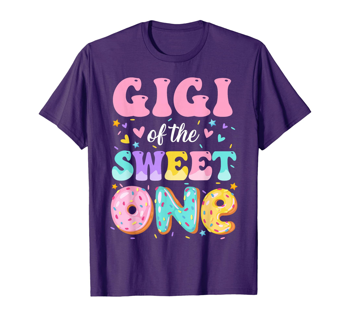 Gigi Of The Sweet One 1st Birthday Donut Bday Party T-Shirt