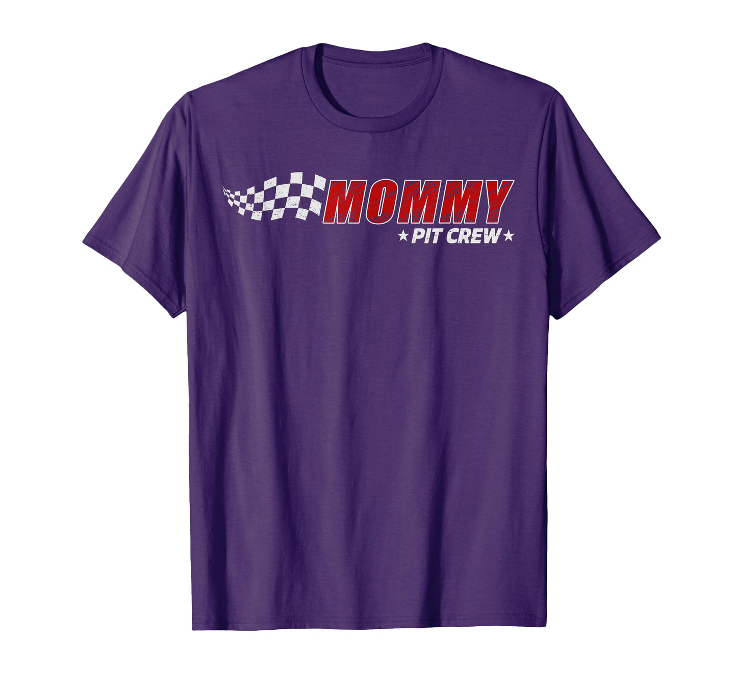 Mommy Pit Crew Race Car Birthday Family Matching Pit Crew T-Shirt