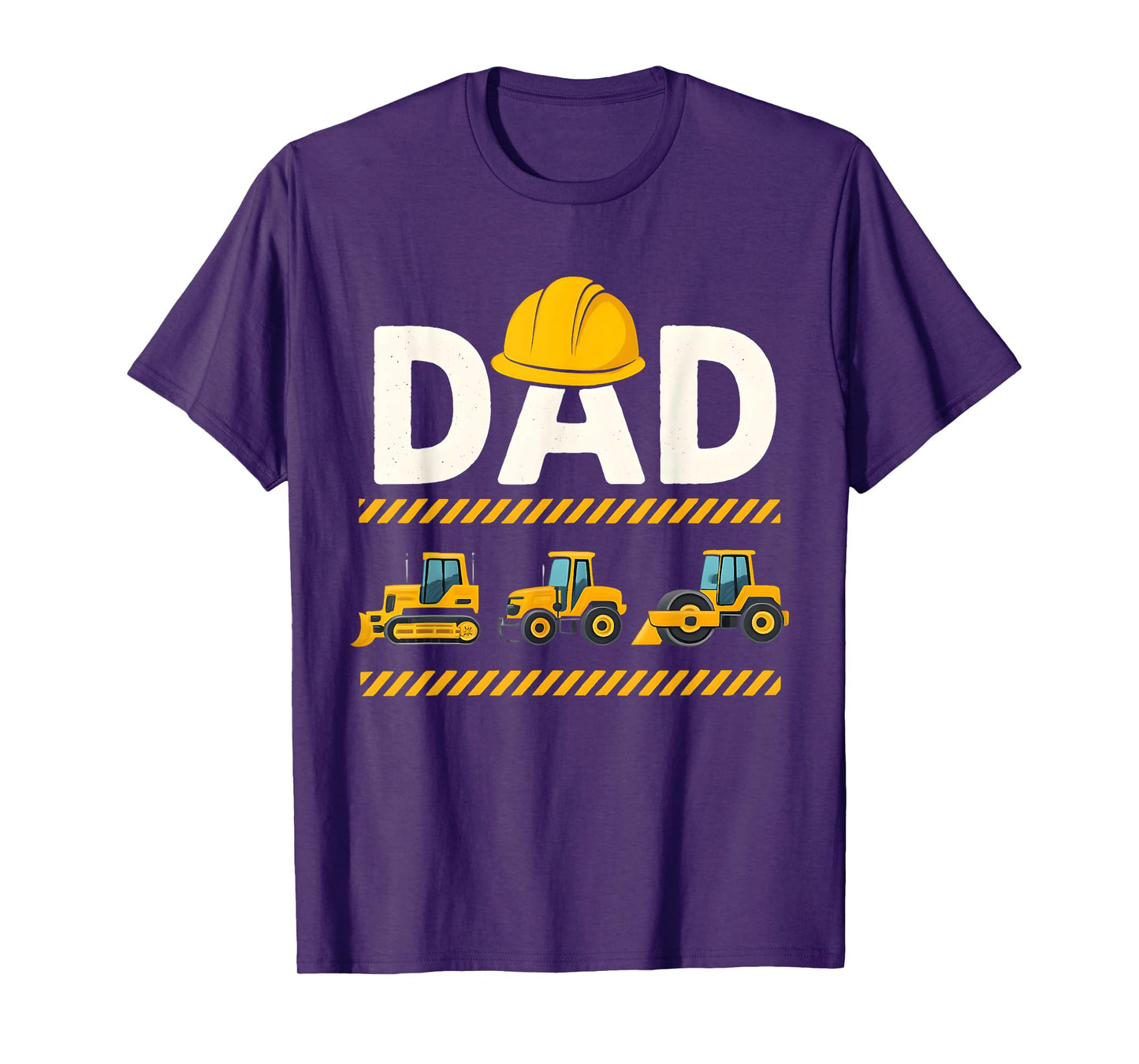Funny Dad Construction Excavator Kids Matching Family T-Shirt