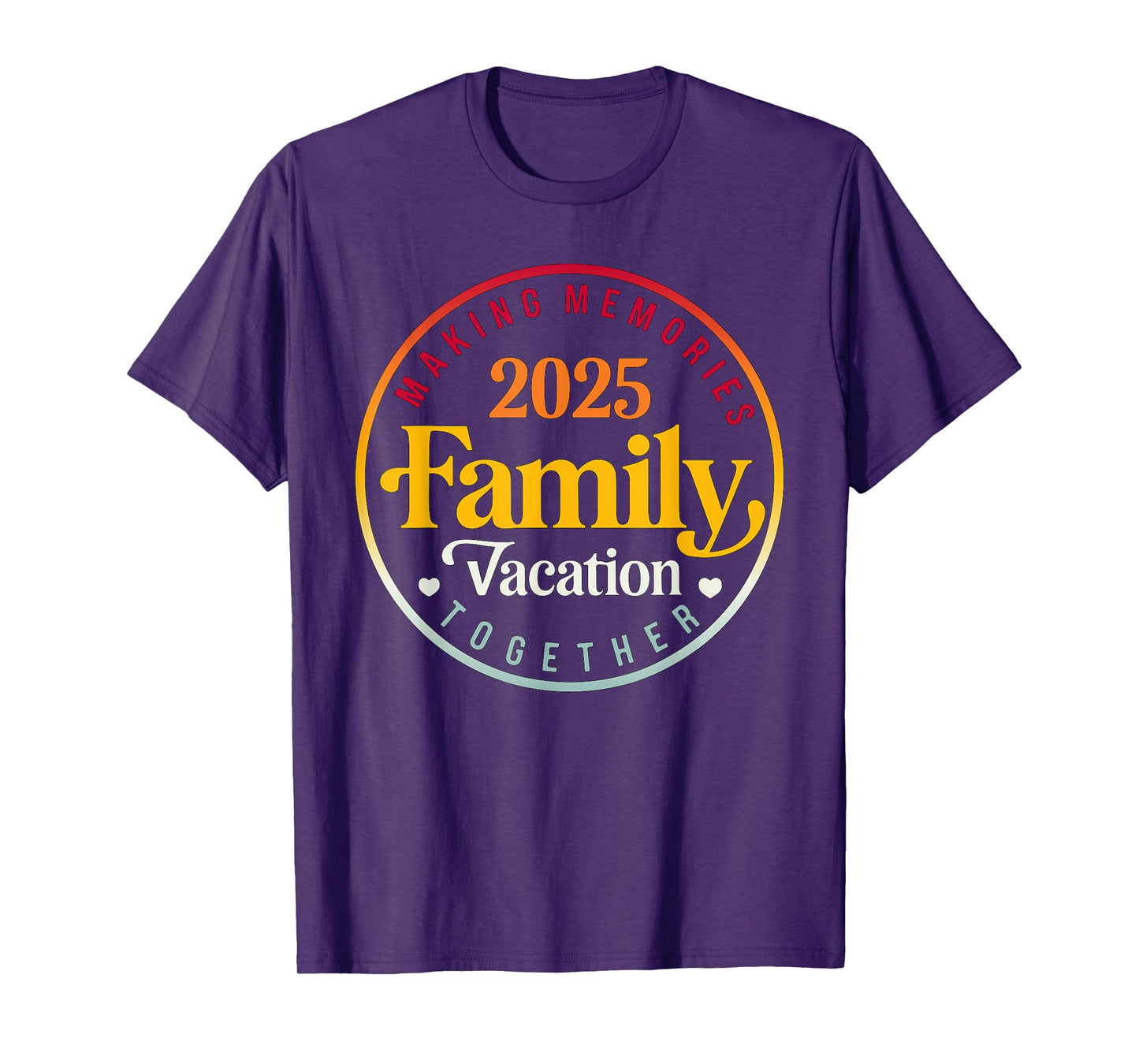 Family Vacation 2025 Family Matching Summer Vacation T-Shirt