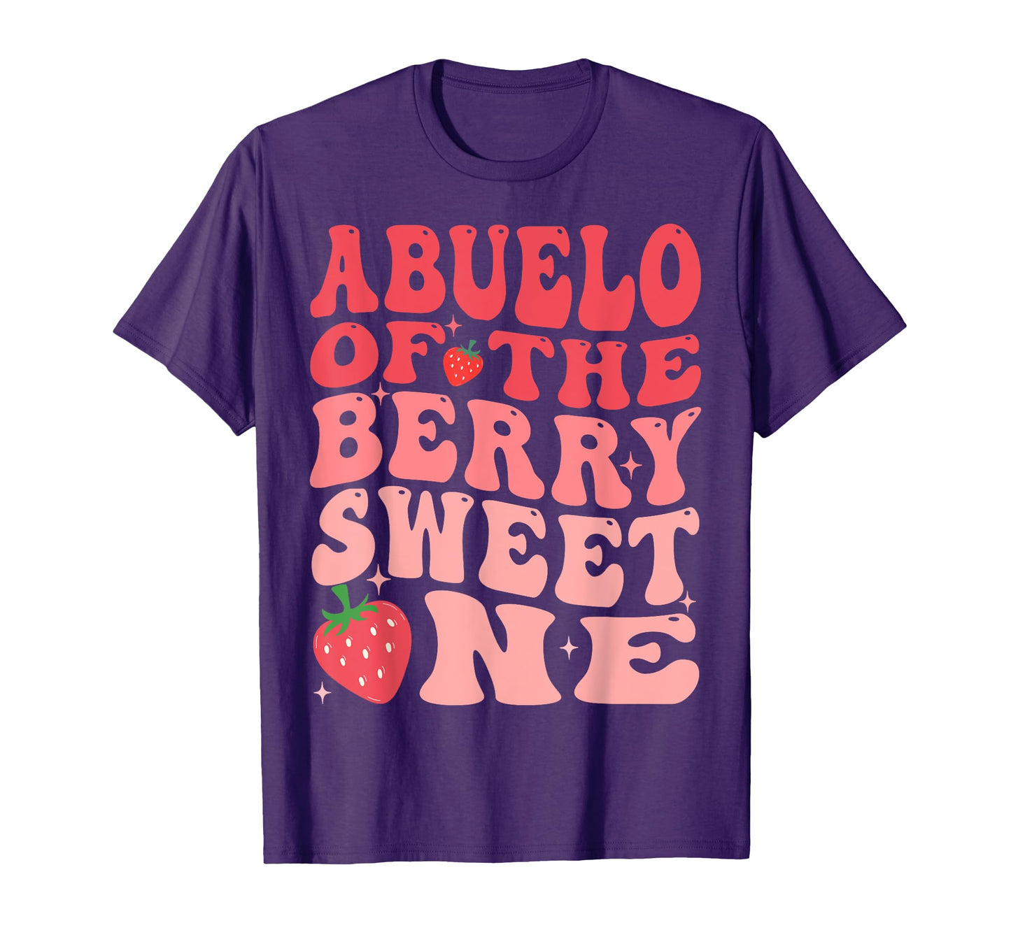 Abuelo Of The Berry Sweet One 1st Birthday Strawberry T-Shirt
