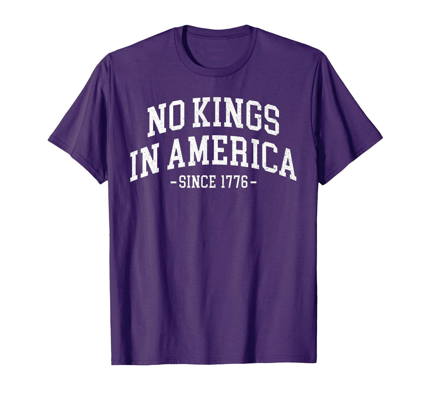 No Kings In America Since 1776 Men Women T-Shirt