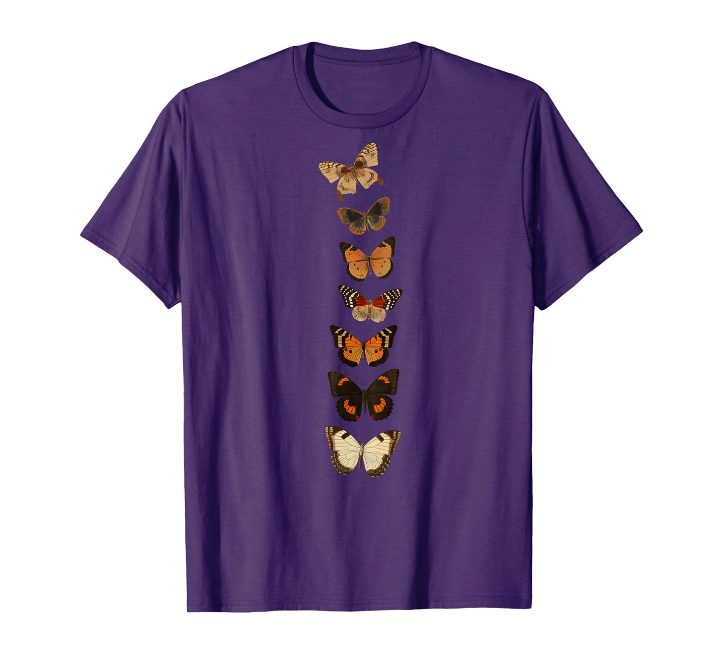 Cute Butterfly Spine Butterflies On Back Summer Women Casual T-Shirt