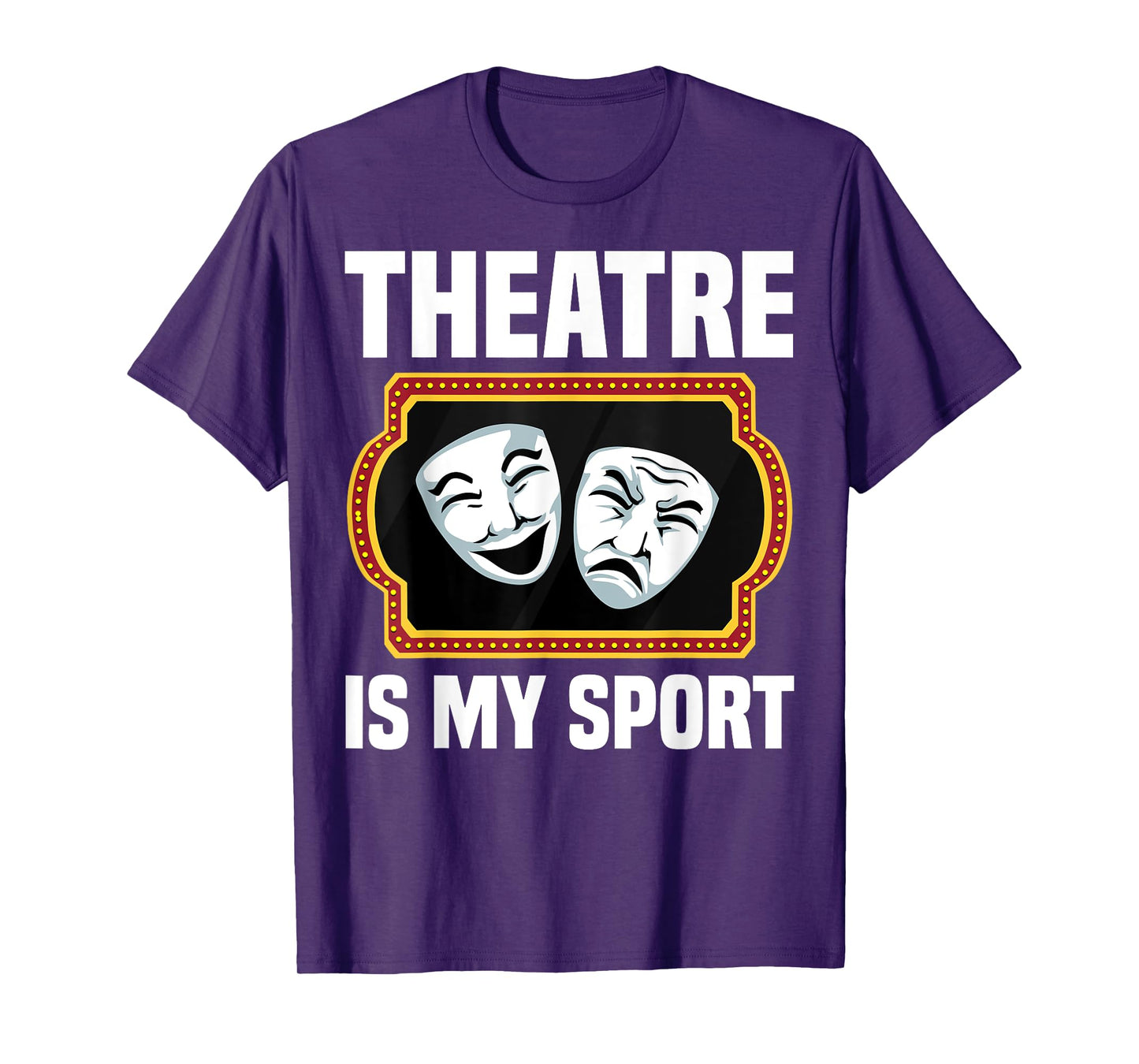 Best Theatre Art for Men Women Musical Drama Teacher Theater T-Shirt