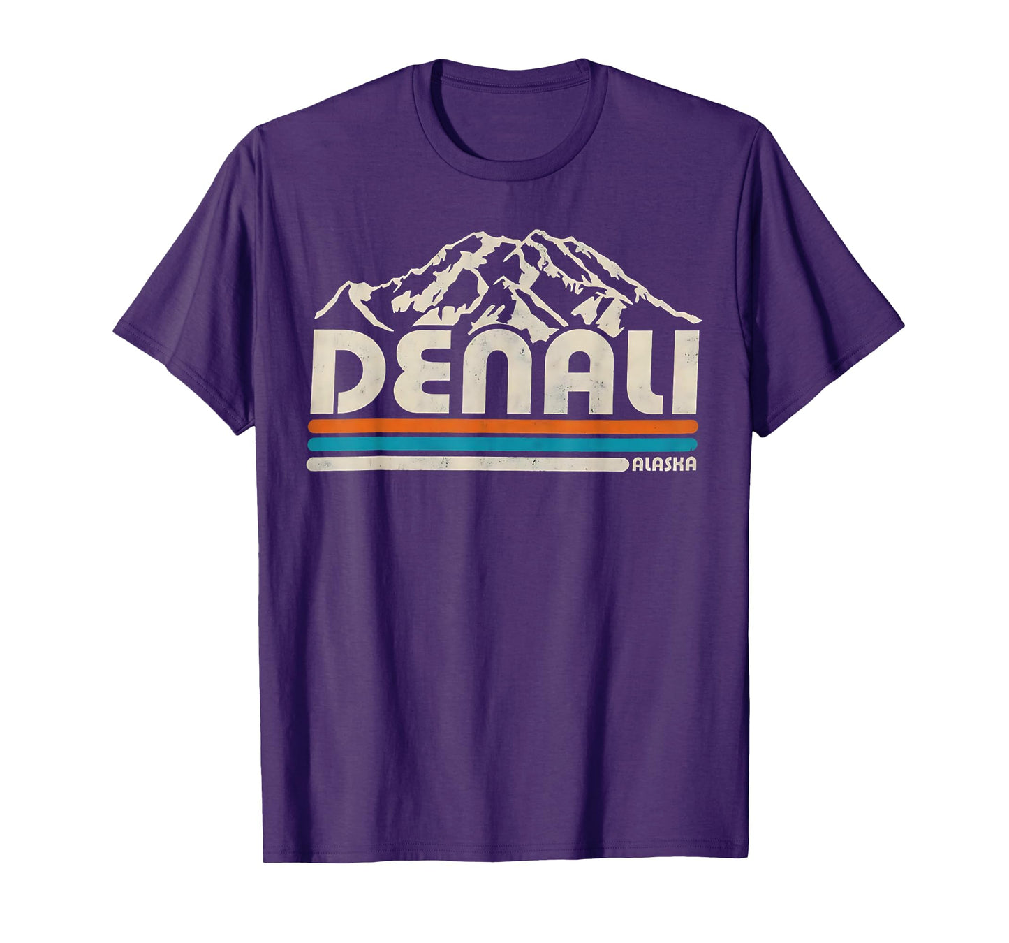 Vintage Denali National Park Alaska Mountains Nature Hiking T-Shirt