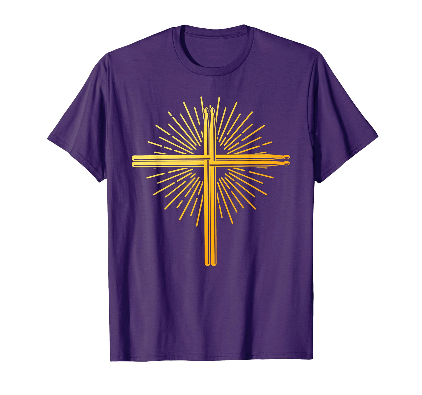 Cool Drummer Art For Men Women Boys Drum Christian Drummer T-Shirt