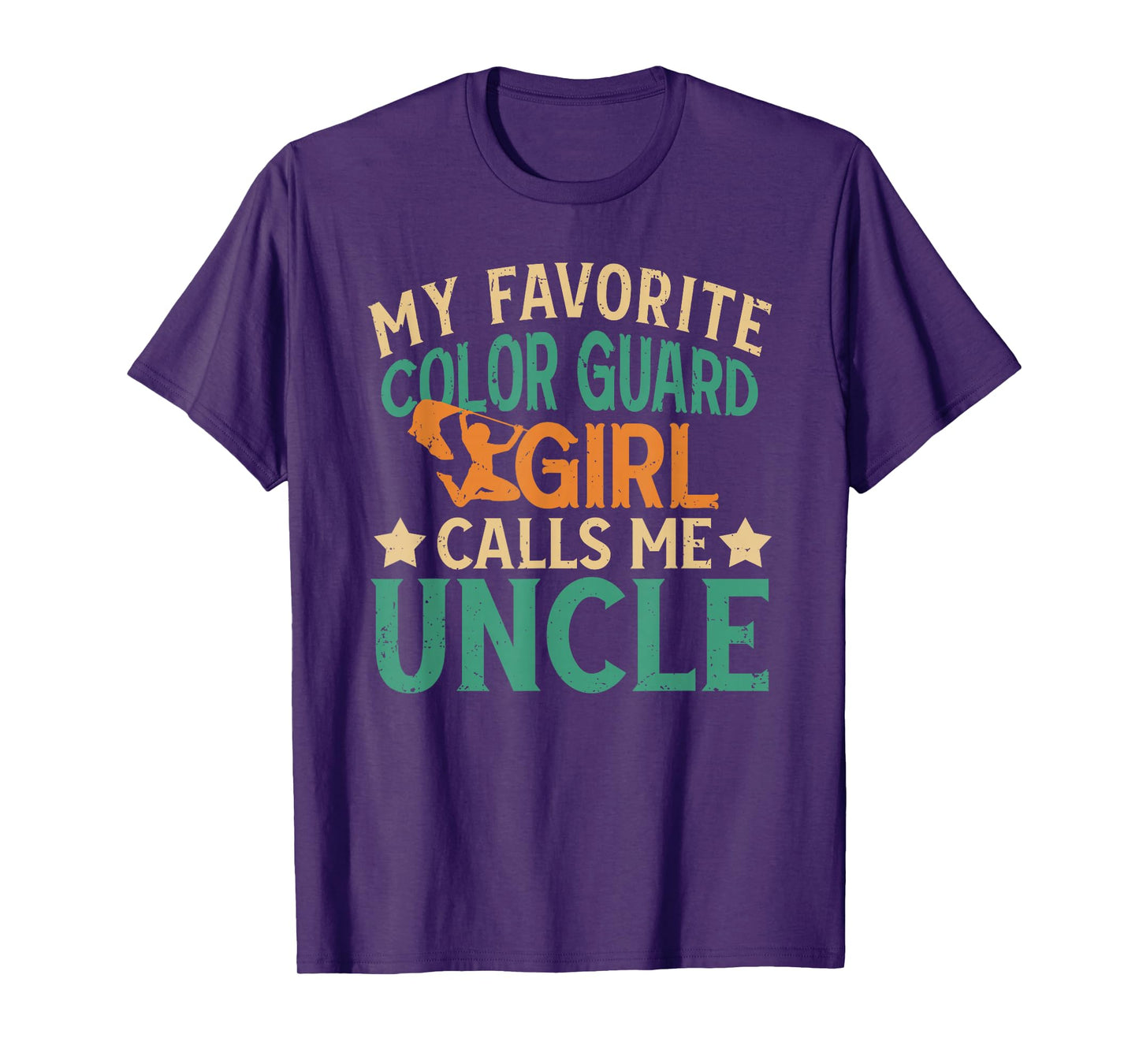 Proud Color Guard Uncle of A Color Guard Member Uncle T-Shirt