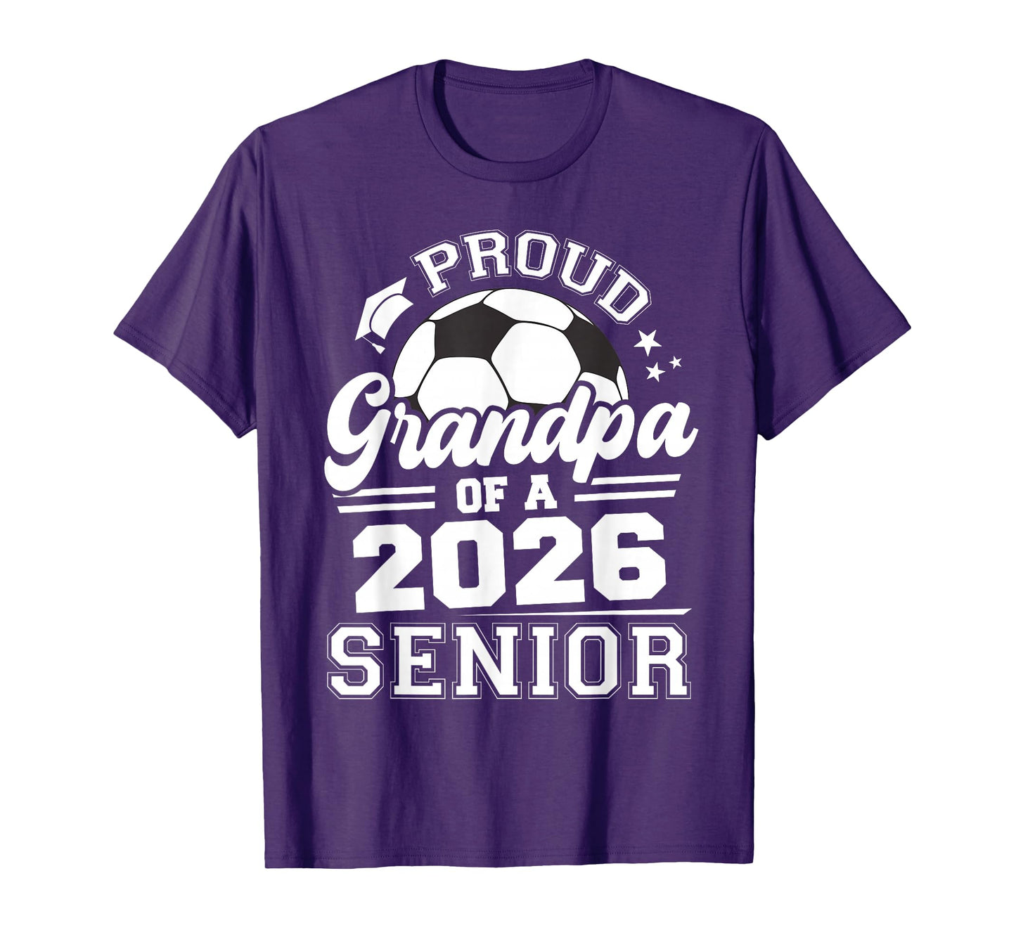 Proud Grandpa of A 2026 Senior Soccer Ball Graduation T-Shirt