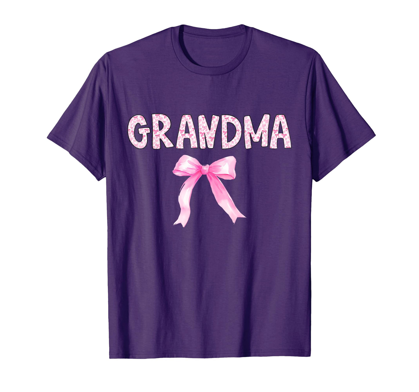 Grandma Birthday Squad Matching Coquette Bow Family Party T-Shirt
