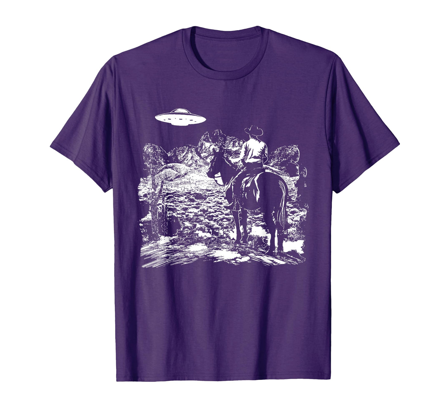UFO Howdy Alien Cowboy Halloween Costume Ufo Western T-Shirt