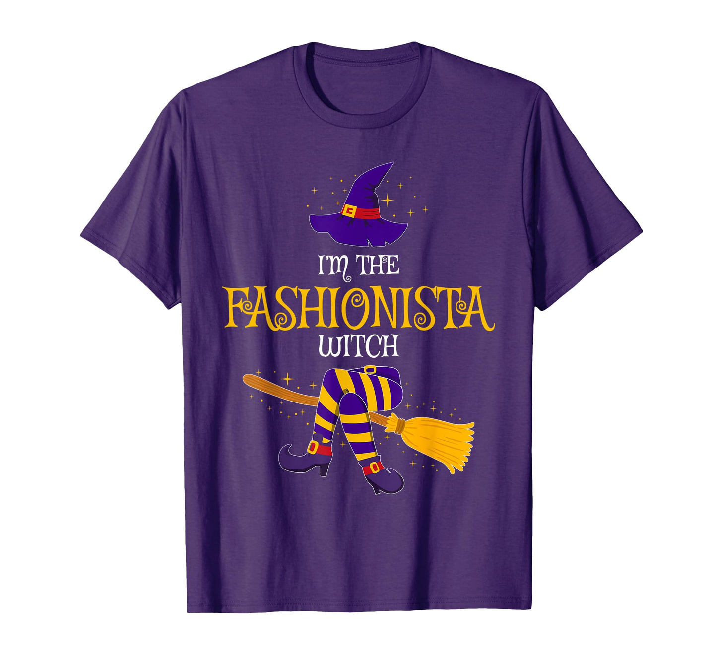 I’m The Fashionista Witch Family Matching Costume Halloween T-Shirt