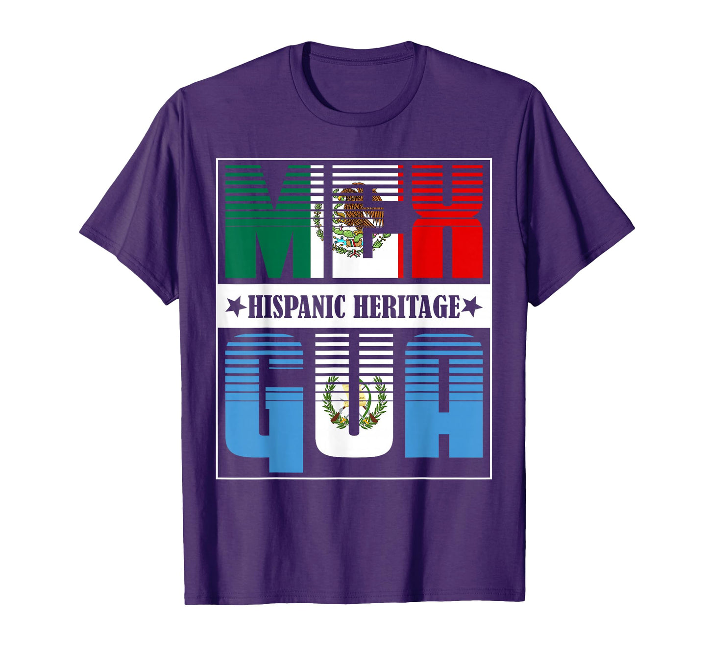 Half Mexican Half Guatemalan Pride Hispanic Heritage Month T-Shirt