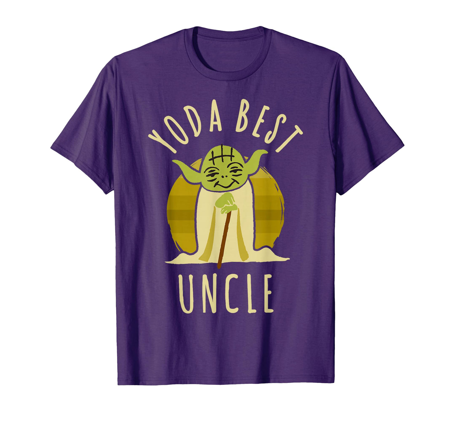 Star Wars Yoda Best Uncle Cartoon Yoda Disney+ T-Shirt