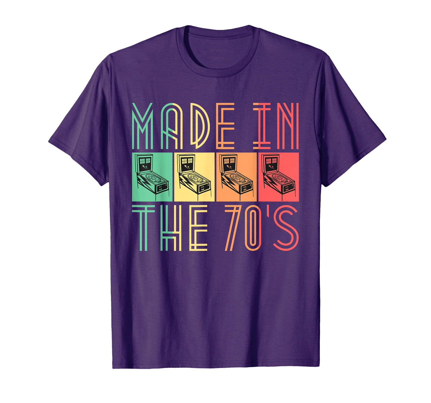Made In The 70s Pinball Shirt Retro Arcade Gifts For Men T-Shirt
