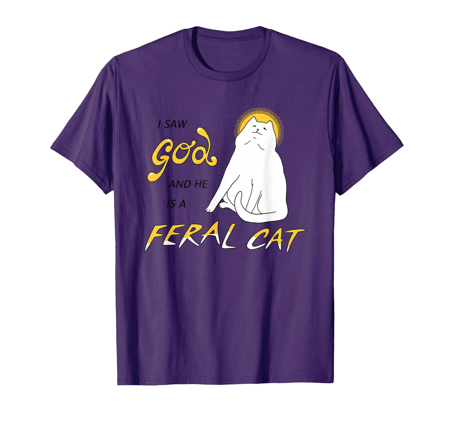 I Saw God And He Is A Feral Cat T-Shirt