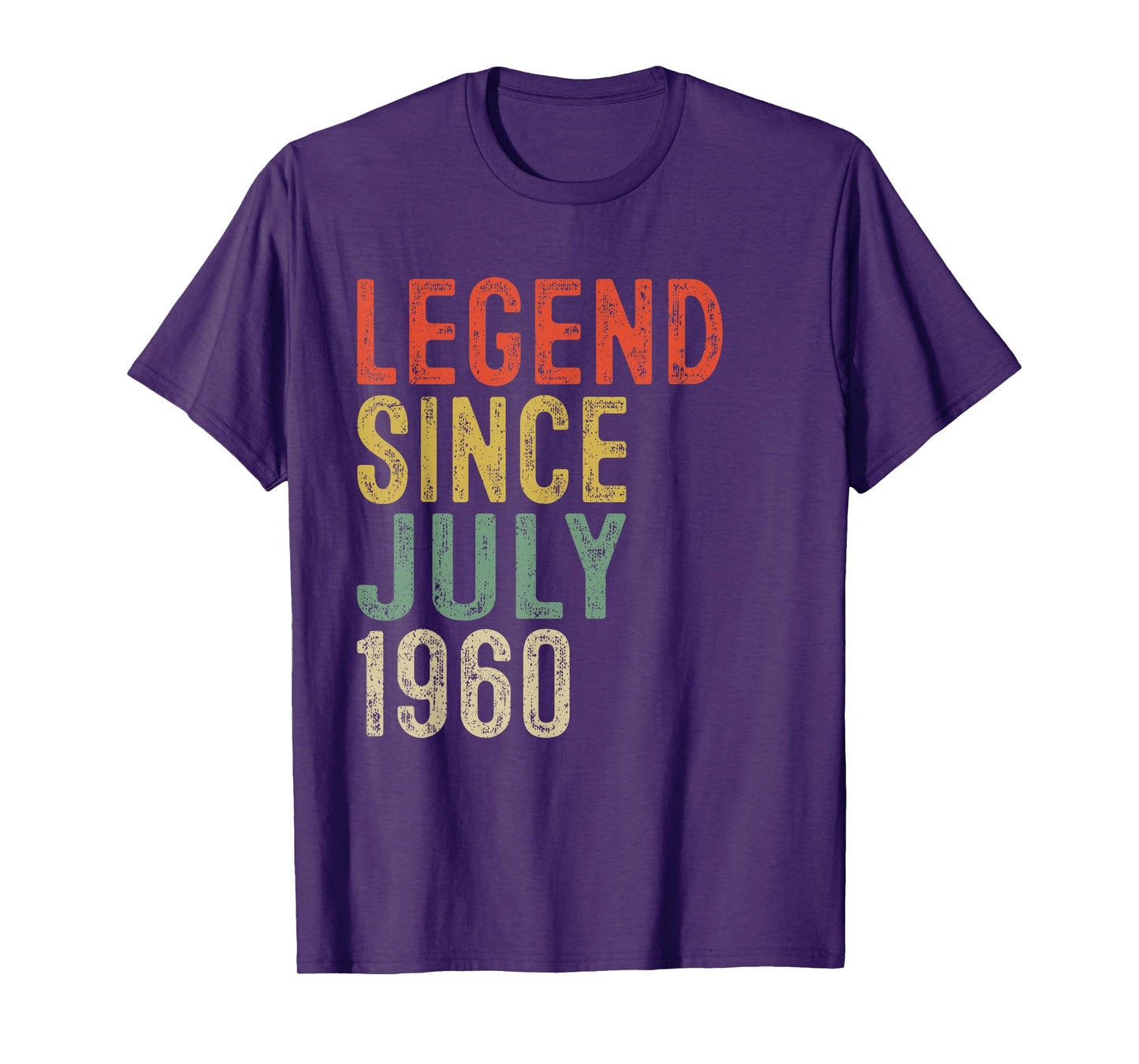Legend Since July 1960 65th Birthday Gifts 65 Year Old T-Shirt