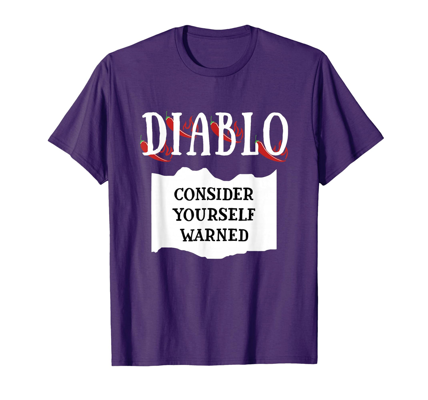 Consider Yourself Warned Diablo Hot Sauce Group Costume T-Shirt