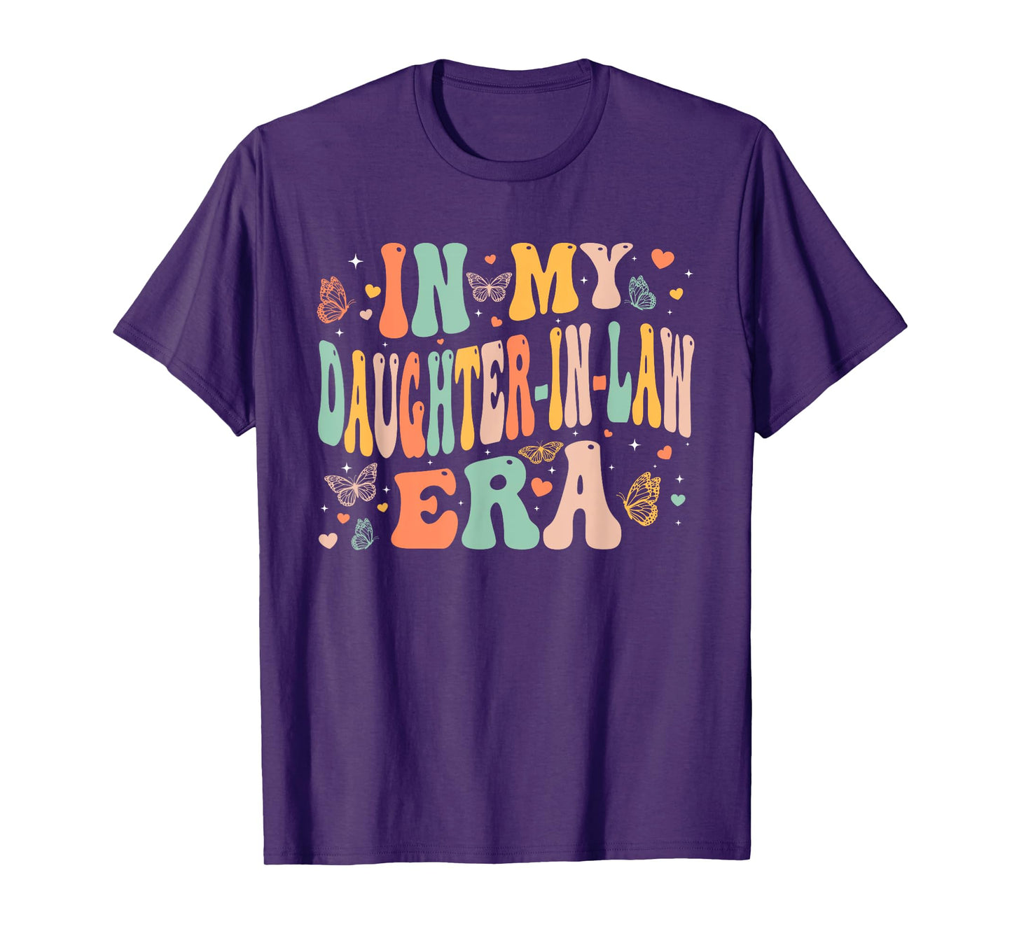 Retro Groovy In My Daughter-In-Law Era Mother's Day Girls T-Shirt