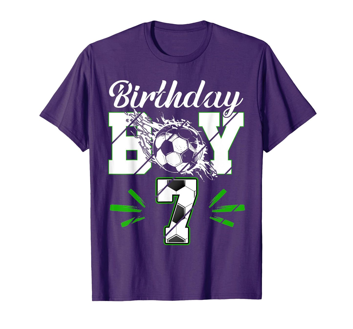 It's My 7th Birthday Boy Soccer Ball 7 Year Old Birthday T-Shirt