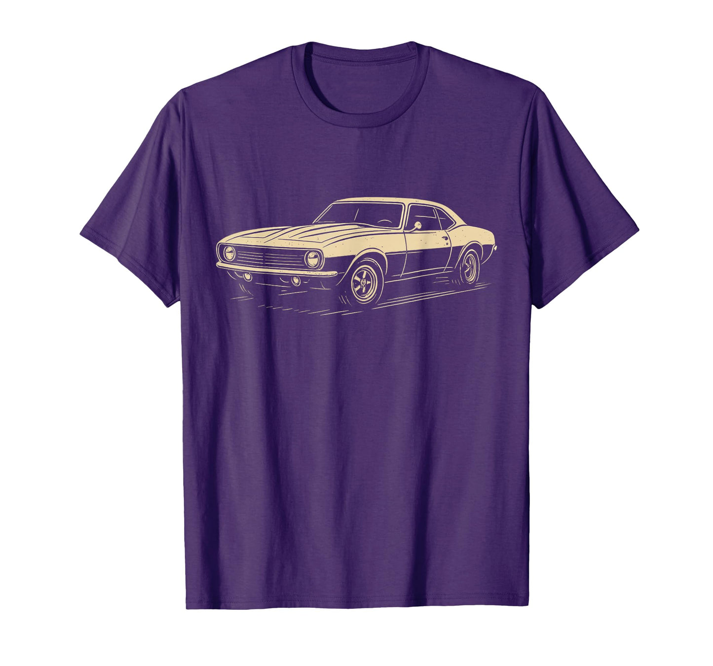 Classic Muscle Car Retro Vintage 60s 70s Car Lover Graphic T-Shirt