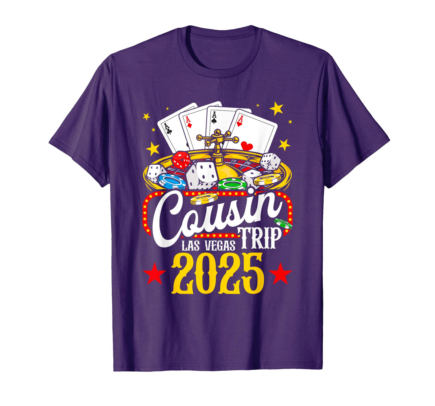 Las Vegas Cousin Trip 2025 Summer Vacation Family Reunion T-Shirt