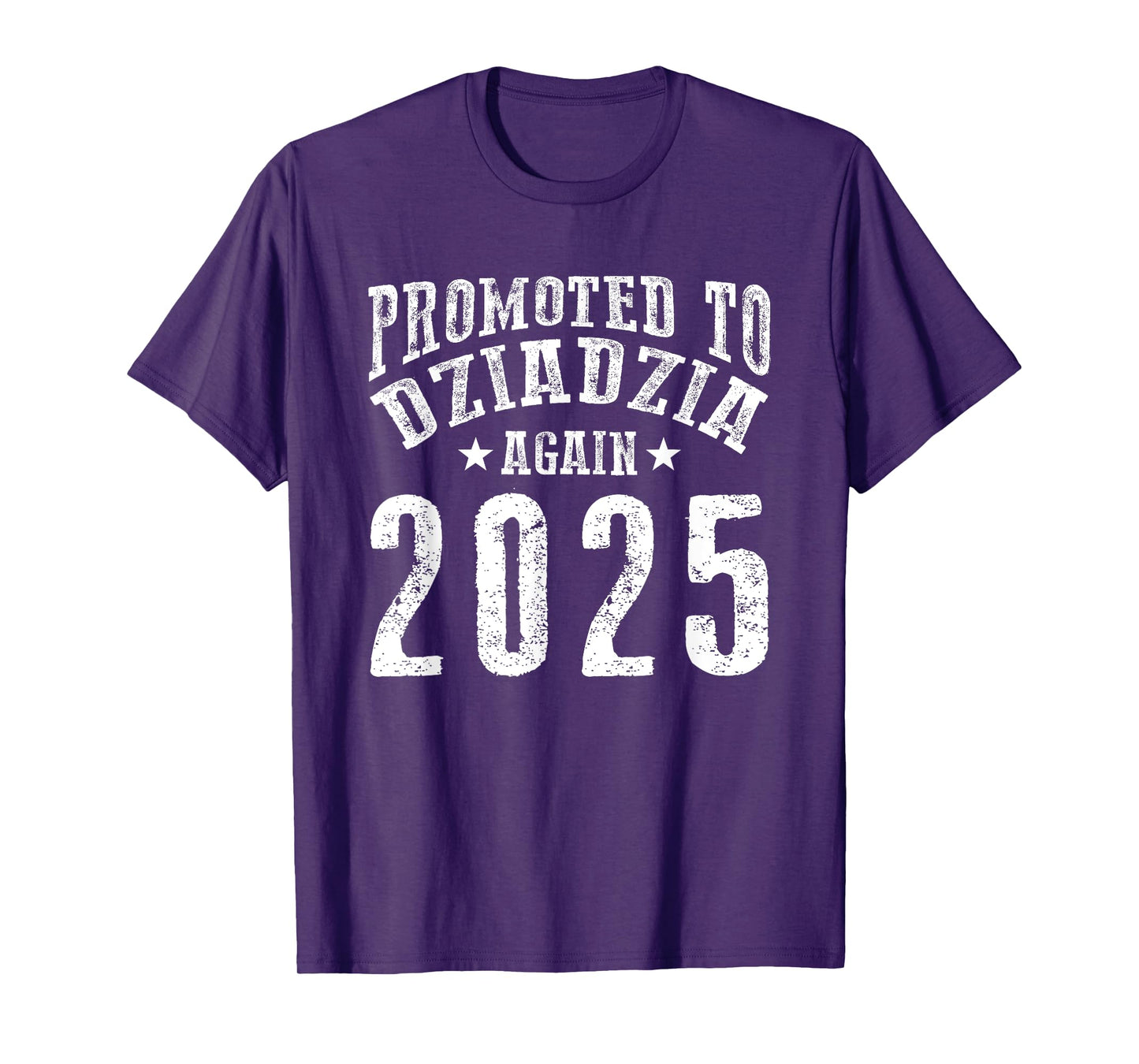Promoted To Dziadzia Again 2025 Fun Grandpa 2nd 3rd Reveal T-Shirt