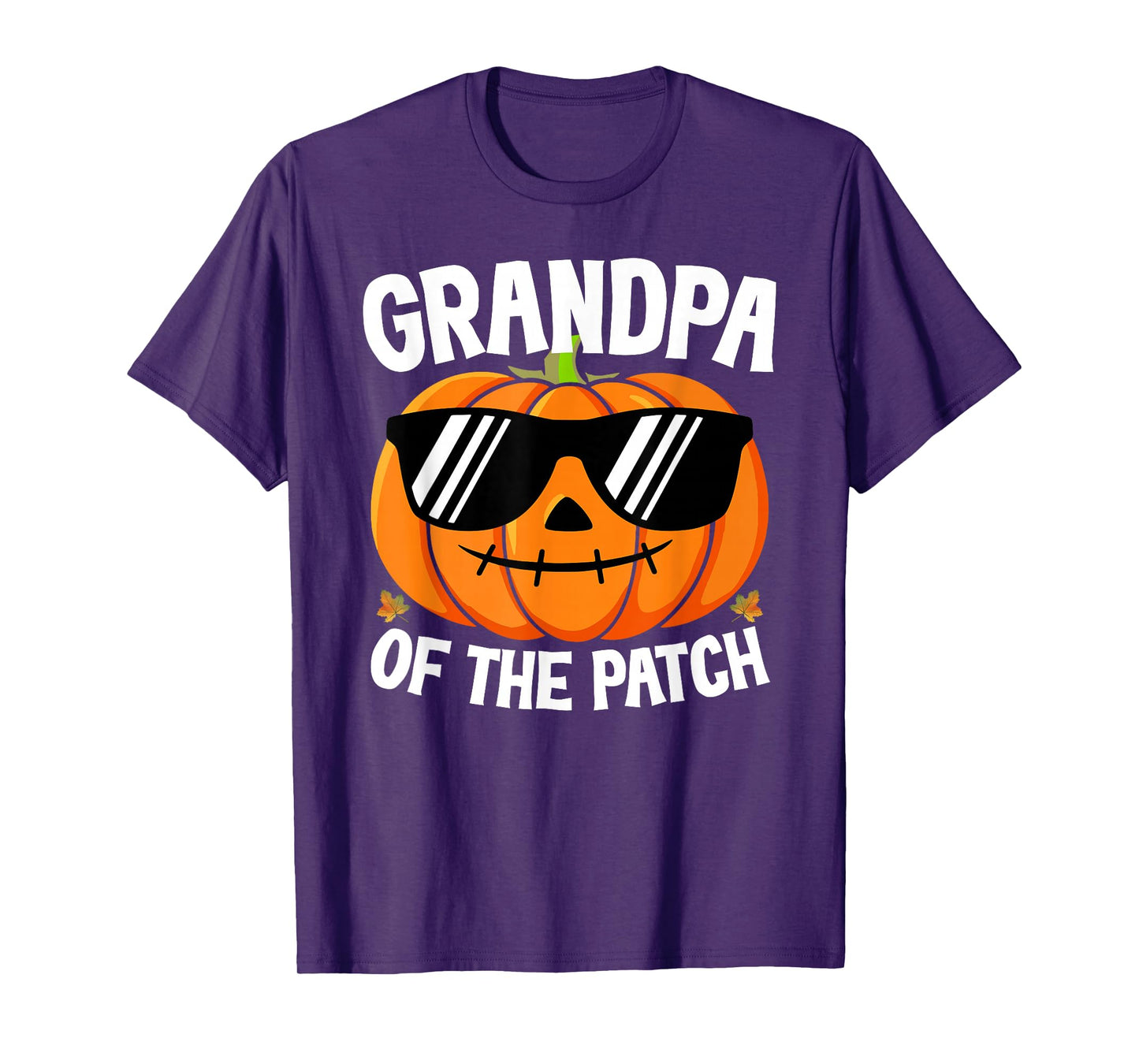 Pumpkin Grandpa of The Patch Halloween Family Matching T-Shirt